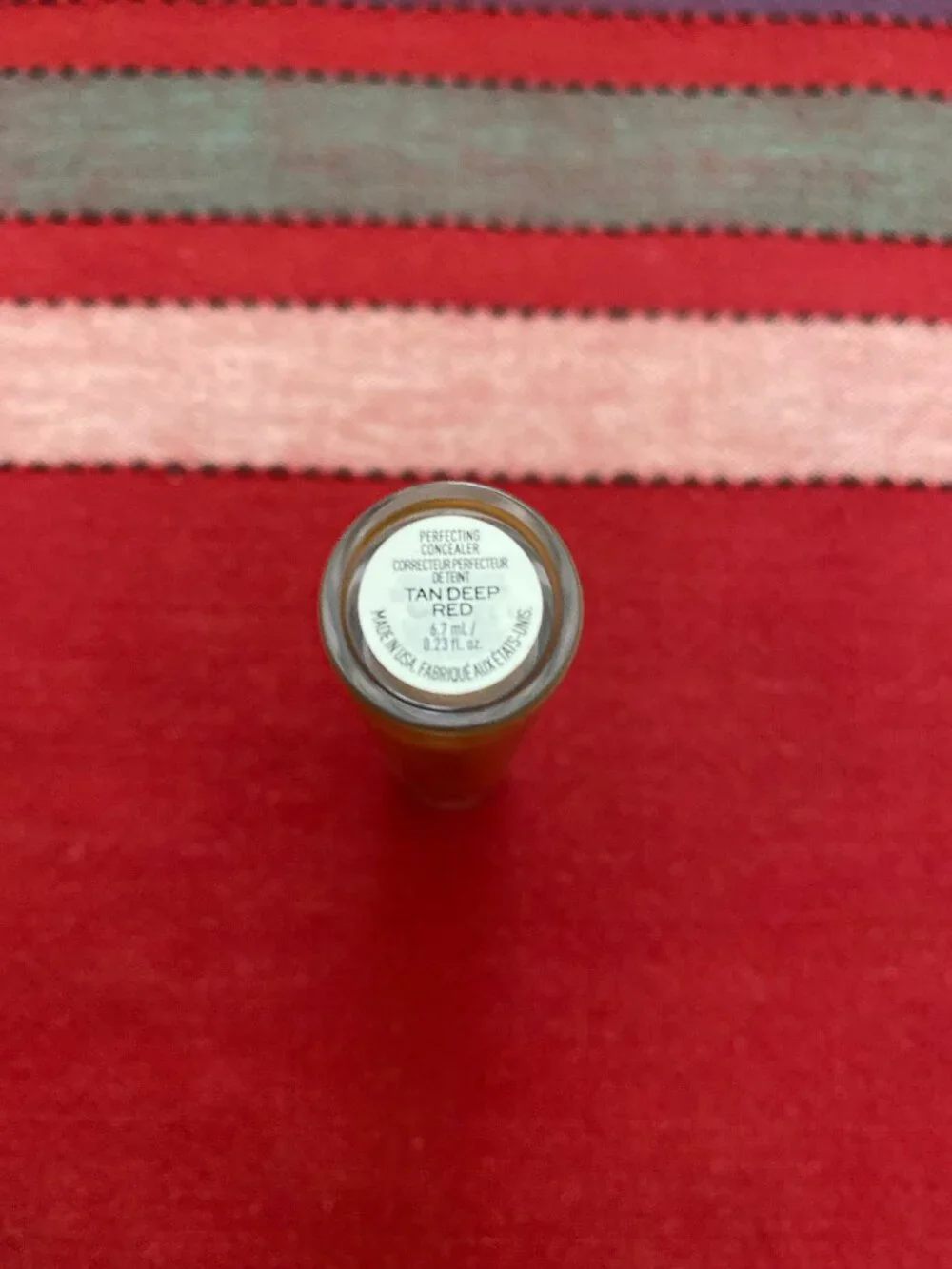 Jaclyn Cosmetics Perfecting Concealer Tan Deep Red 6.7 ML/ 0.23 OZ NIB